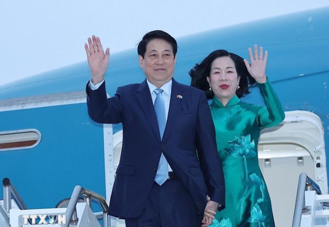 Highlights of State President Luong Cuong's U.S. tour - Ảnh 1.