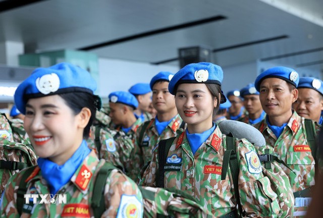 Viet Nam’s Engineering Unit Rotation 4 departs for UN peacekeeping mission in Abyei- Ảnh 1.