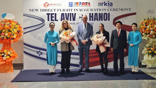 First direct air route between Viet Nam, Israel opens - Ảnh 1. First direct air route between Viet Nam, Israel opens - Ảnh 1.