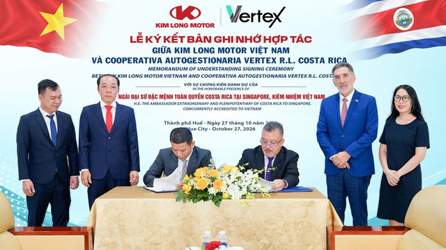 KIM LONG MOTOR cooperates with Costa Rican partner, paving way for Vietnamese vehicles to Central America - Ảnh 1.