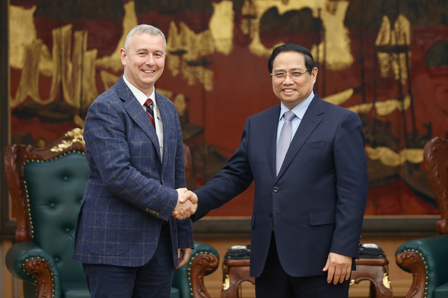 Prime Minister Pham Minh Chinh receives Belgian Ambassador to Viet Nam- Ảnh 1.