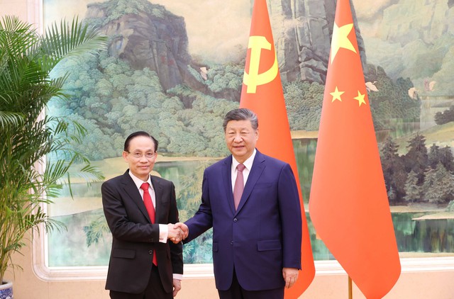 General Secretary To Lam's Special Envoy pays courtesy call on top Chinese leader Xi Jinping- Ảnh 1.