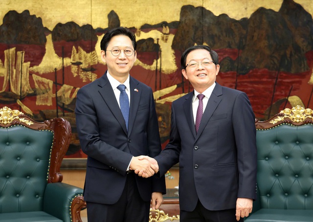 Vietnamese, Korean Deputy Prime Ministers discuss AI, talent cooperation  - Ảnh 1.