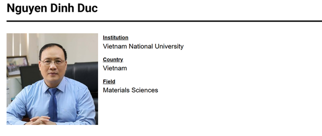 Five Vietnamese scientists honored in Asian Scientist 100 list for 2026- Ảnh 1.