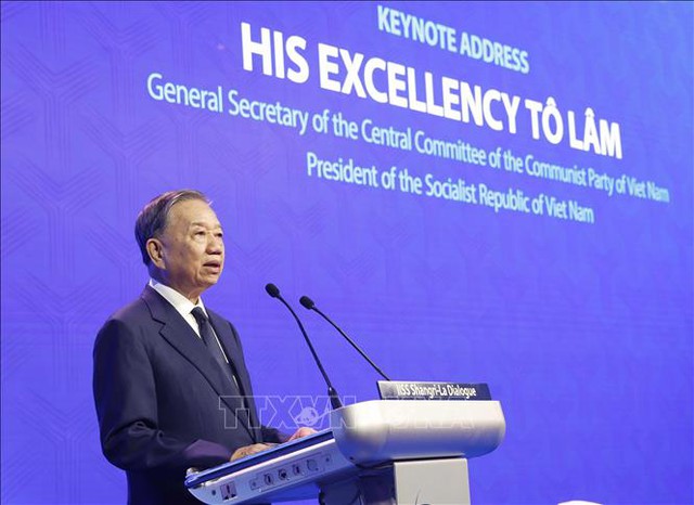 General Secretary, President To Lam delivers keynote address at Shangri-la Dialogue 2026- Ảnh 1.