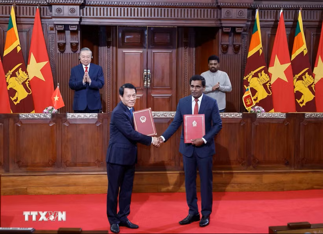 Viet Nam, Sri Lanka signs cooperative documents - Ảnh 1.