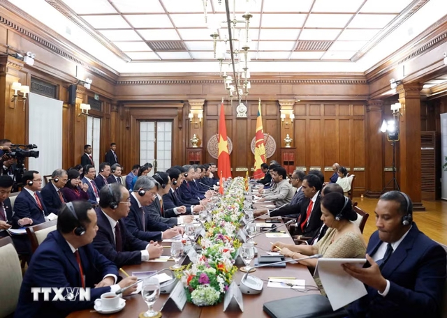Sri Lanka welcomes top Vietnamese leader with 21-gun salute- Ảnh 4.