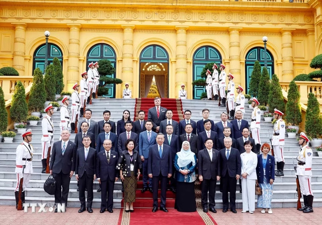 Remarks by General Secretary and President To Lam at reception for&nbsp;participants in ASEAN Future Forum 2026- Ảnh 1.