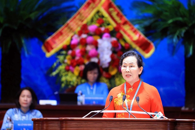 Le Thi Thuy re-elected President of Viet Nam Women’s Union for 2026–2031 term- Ảnh 1. Le Thi Thuy re-elected President of Viet Nam Women’s Union for 2026–2031 term- Ảnh 1.
