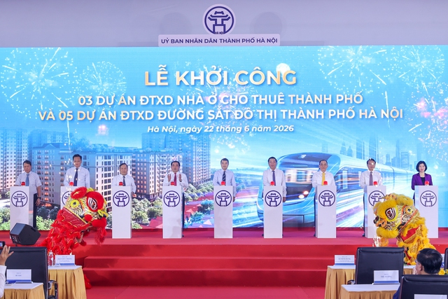 Ha Noi begins construction of five urban metro lines- Ảnh 1. Ha Noi begins construction of five urban metro lines- Ảnh 1.