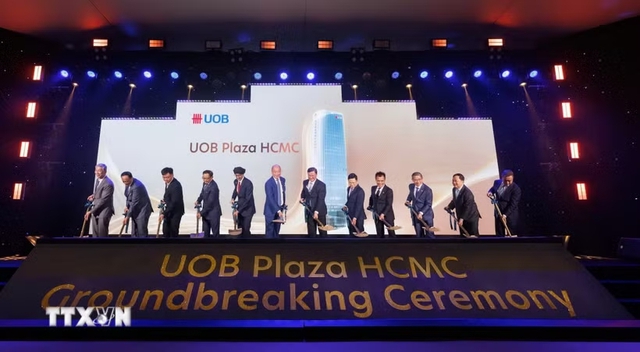 UOB starts building headquarters at Viet Nam’s international financial center in HCM City - Ảnh 1. UOB starts building headquarters at Viet Nam’s international financial center in HCM City - Ảnh 1.