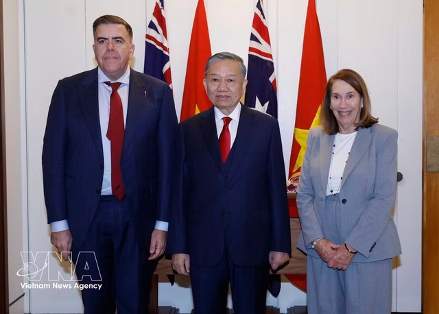 General Secretary, President To Lam meets Australian Governor-General in Canberra- Ảnh 2.