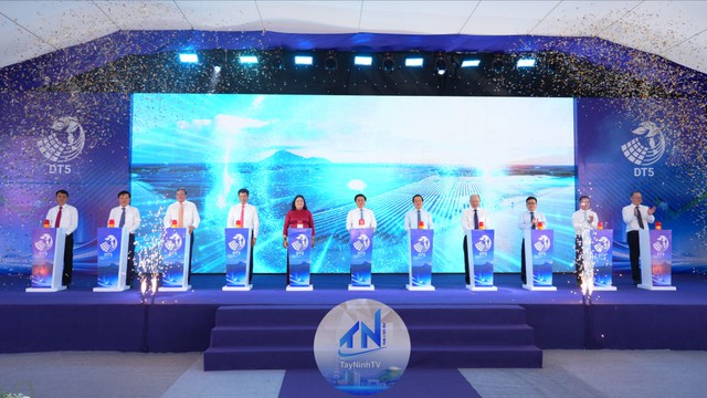 Construction begins on 450MW solar power plant in Tay Ninh- Ảnh 1.