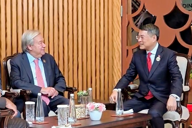 Prime Minister Le Minh Hung meets with foreign leaders in New Delhi- Ảnh 2.