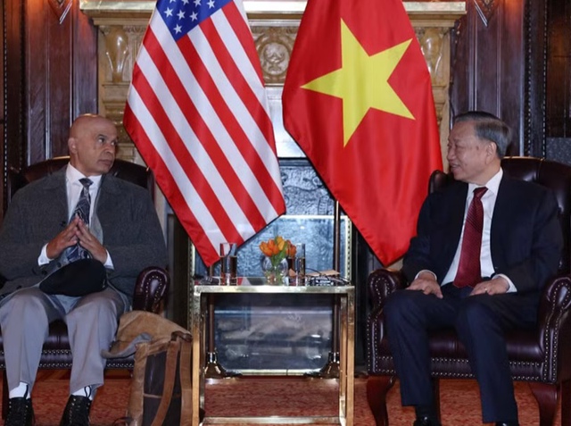Top Vietnamese leader meets with foreign friends in New York- Ảnh 1.