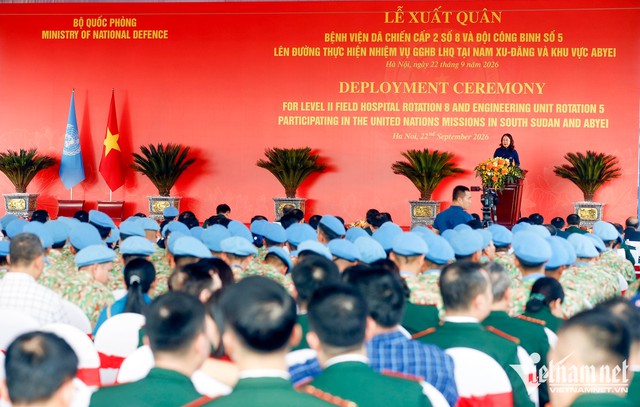 Two Vietnamese units depart for UN peacekeeping missions- Ảnh 1.