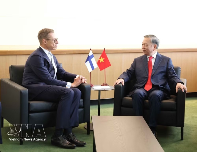 To Lam meets with foreign leaders in New York- Ảnh 5.