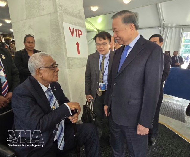 To Lam meets with foreign leaders in New York- Ảnh 1.