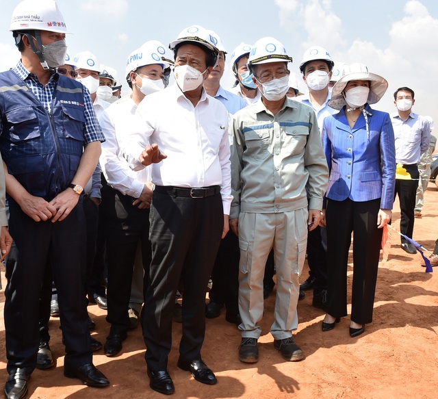Phó Thủ tướng Lê Văn Thành kiểm tra dự án sân bay Long Thành - Ảnh 3.