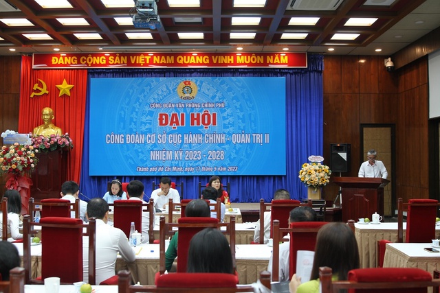 Cục HC-QT II tổ chức Đại hội Công đoàn nhiệm kỳ 2023 - 2028 - Ảnh 1.