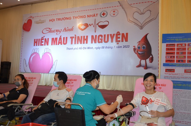 Các đơn vị VPCP phía Nam tham gia hiến máu tình nguyện - Ảnh 1.