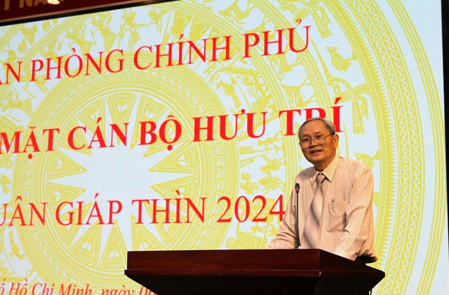 VPCP phía Nam gặp mặt cán bộ hưu trí nhân dịp Xuân Giáp Thìn 2024- Ảnh 2.