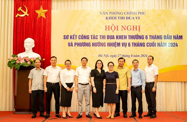 Khối Thi đua 6 sơ kết công tác thi đua, khen thưởng 6 tháng đầu năm- Ảnh 1.