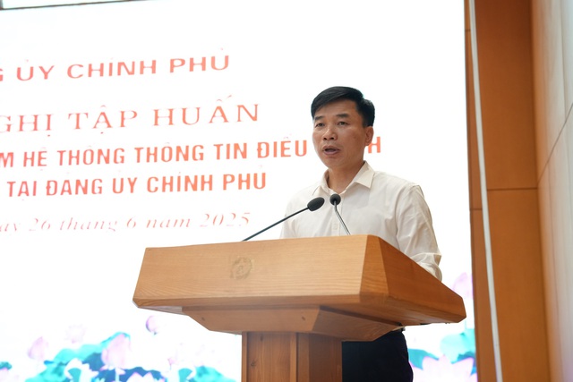 Tập huấn triển khai phần mềm hệ thống thông tin điều hành tác nghiệp tại Đảng bộ Chính phủ- Ảnh 2. Tập huấn triển khai phần mềm hệ thống thông tin điều hành tác nghiệp tại Đảng bộ Chính phủ- Ảnh 2.