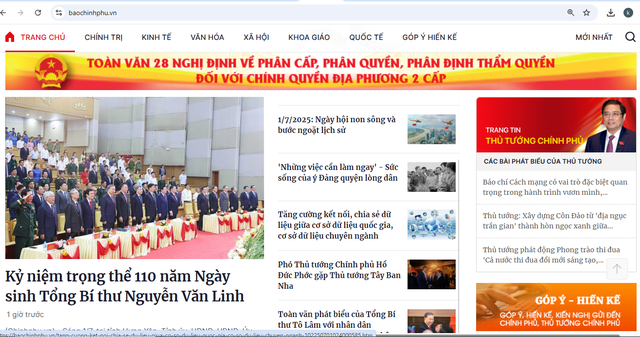 Công tác thông tin, truyền thông: Bước tiến dài phục vụ chỉ đạo, điều hành của Chính phủ- Ảnh 1.