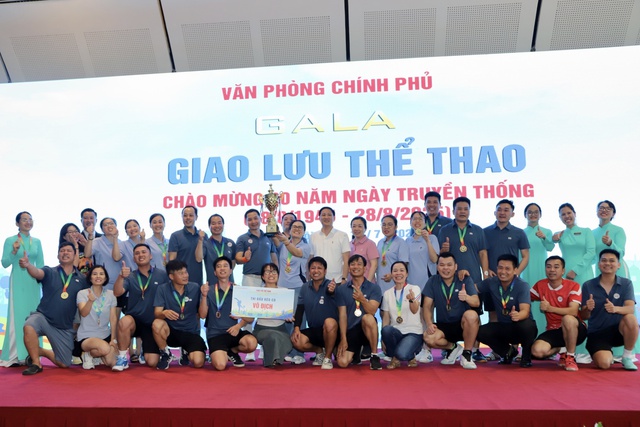 Sôi nổi hoạt động giao lưu thể thao chào mừng 80 năm Văn phòng Chính phủ- Ảnh 23.