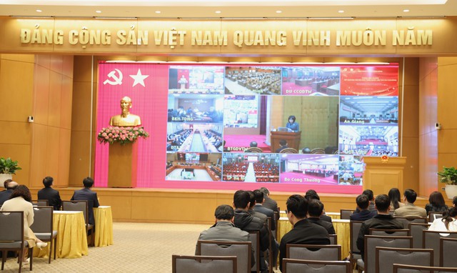 Đảng ủy Văn phòng Chính phủ tham dự Hội nghị báo cáo viên Trung ương tháng 1/2026- Ảnh 2.