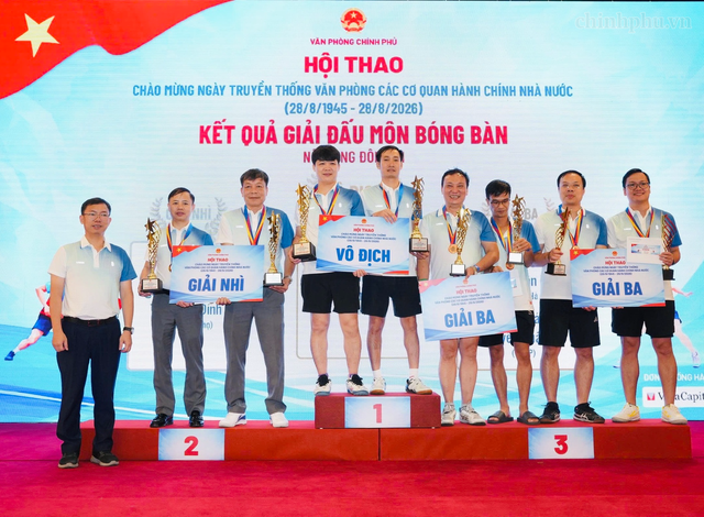 Vinh danh 8 tập thể, 82 cá nhân xuất sắc tại Hội thao VPCP- Ảnh 9.