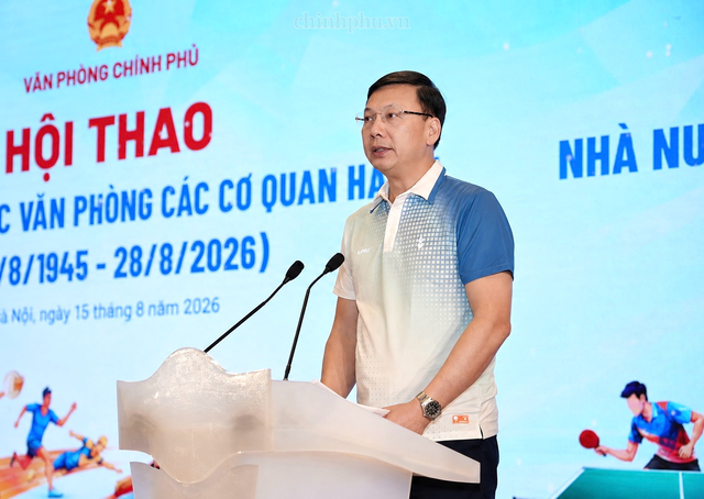 Vinh danh 8 tập thể, 82 cá nhân xuất sắc tại Hội thao VPCP- Ảnh 1.