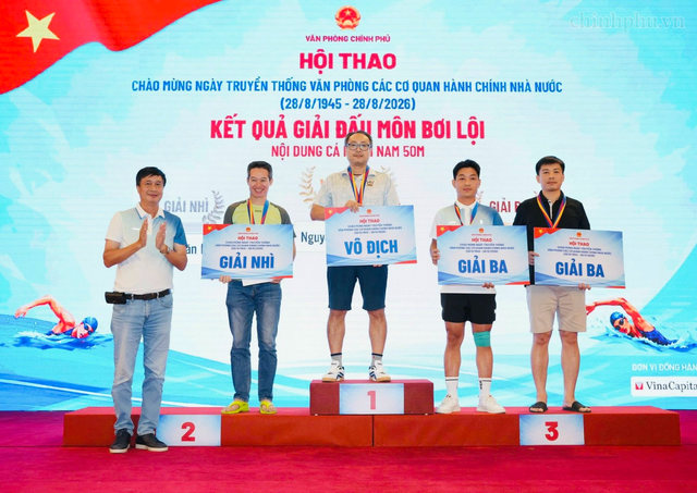 Vinh danh 8 tập thể, 82 cá nhân xuất sắc tại Hội thao VPCP- Ảnh 10.