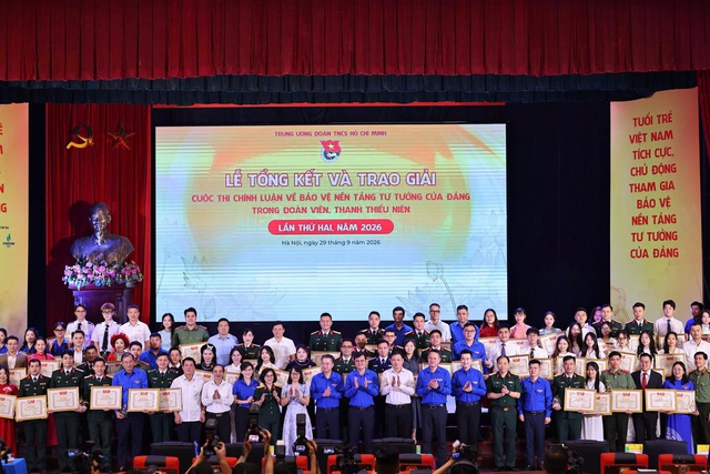 Đoàn Thanh niên Chính phủ được vinh danh tại cuộc thi về bảo vệ nền tảng tư tưởng của Đảng trong đoàn viên, thanh niên- Ảnh 3.