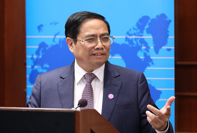范明正总理：越南建设独立、自主、积极主动、实质、有效地融入国际社会的经济体 - Ảnh 2.