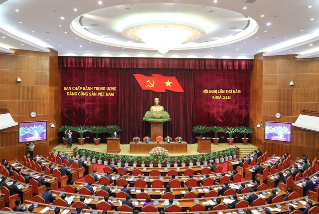越共第十三届中央委员会第五次全体会议正式开幕 - Ảnh 1.