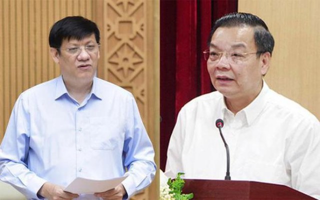 越共中央决定对卫生部部长阮青龙和河内市人民委员会主席朱玉英给予开除党籍处分 - Ảnh 1.
