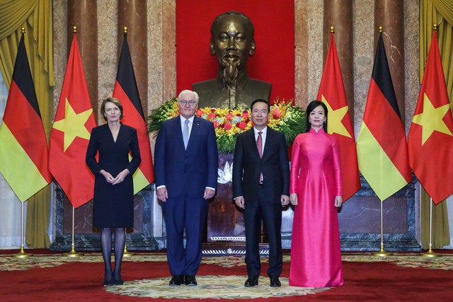 越南国家主席武文赏同德国总统举行会谈- Ảnh 4.