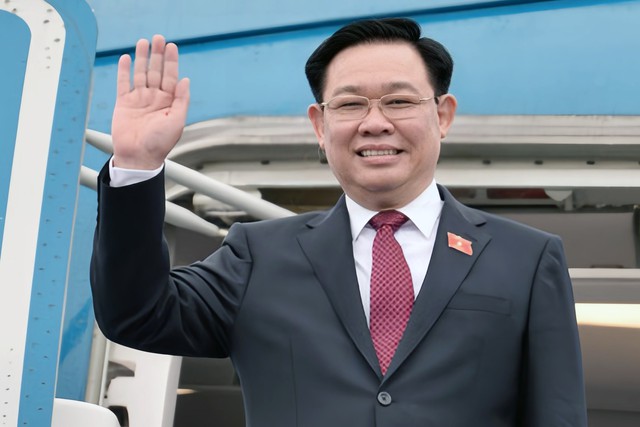 越南国会主席王廷惠启程对中国进行正式访问- Ảnh 1.