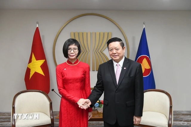 东盟秘书长高度评价越南在东盟共同体建设中所作出的贡献- Ảnh 1.