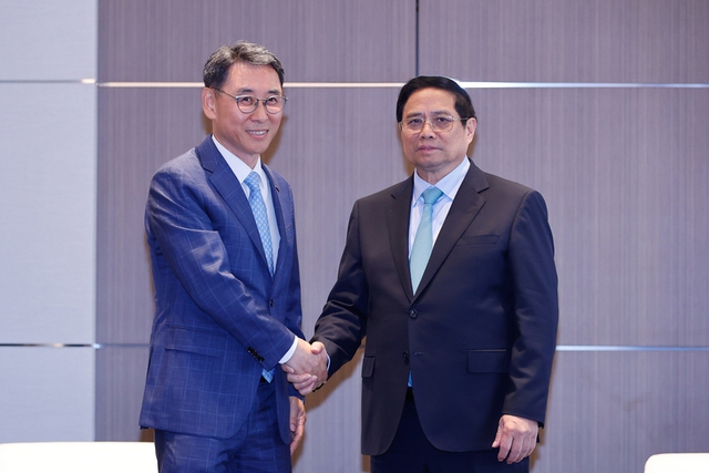 越南政府总理范明正会见韩国驰名企业代表- Ảnh 2.