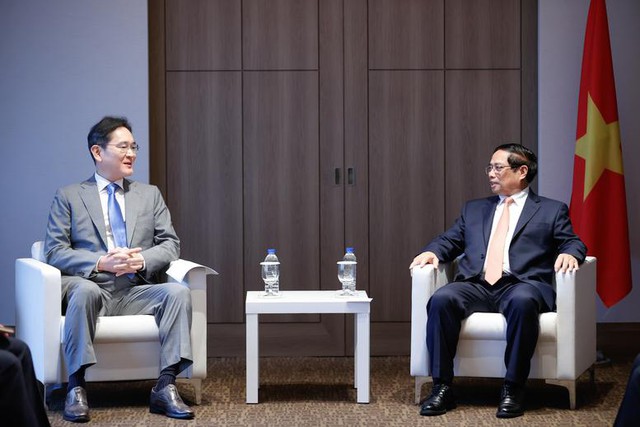 范明正总理会见三星集团总裁李在镕- Ảnh 2.