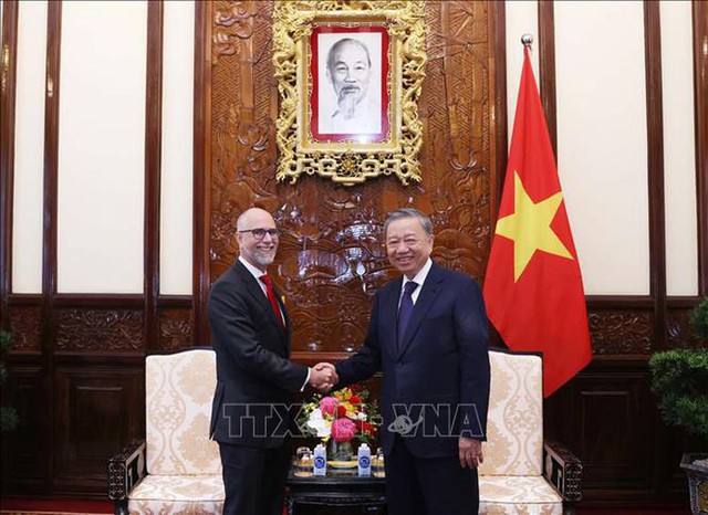 越南国家主席苏林会见韩国和加拿大驻越大使- Ảnh 2.