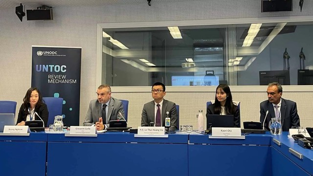越南与联合国毒品和犯罪问题办公室联合举办打击跨国犯罪专题研讨会- Ảnh 1.