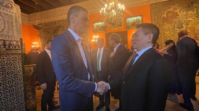 胡德福副总理会见西班牙首相- Ảnh 1.