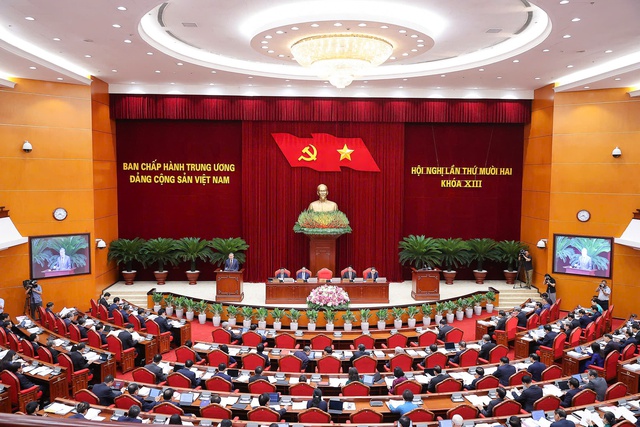 越共十三届十二中全会召开- Ảnh 1.