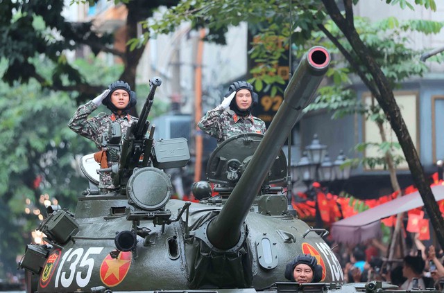 各支部队就位，准备参加A80第二次阅兵合练- Ảnh 8.