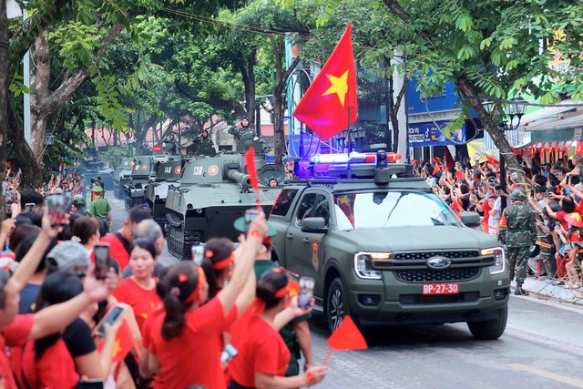 各支部队就位，准备参加A80第二次阅兵合练- Ảnh 9.