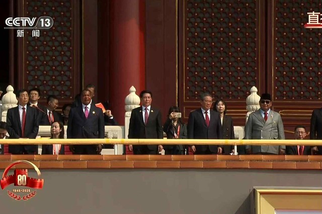 中国举行世界反法西斯战争胜利80周年大会- Ảnh 2.